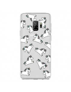 Coque Samsung S9 Licorne Crinière Transparente - Nico