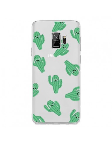 Coque Samsung S9 Chute de Cactus Smiley Transparente - Nico