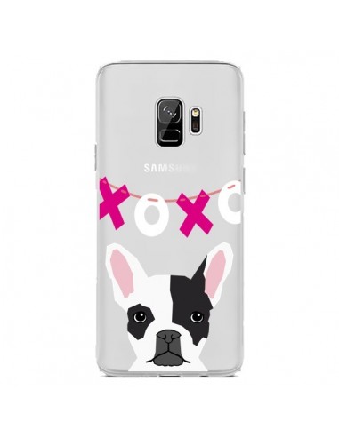 Coque Samsung S9 Bulldog Français XoXo Chien Transparente - Pet Friendly