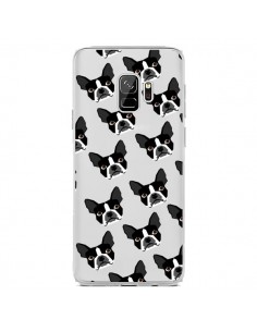 Coque Samsung S9 Chiens Boston Terrier Transparente - Pet...