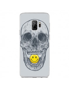 Coque Samsung S9 Smiley Face Tête de Mort - Rachel Caldwell