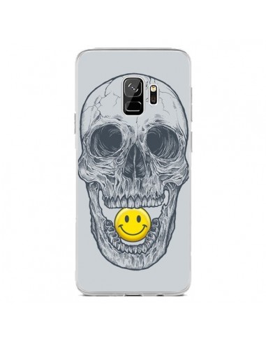 Coque Samsung S9 Smiley Face Tête de Mort - Rachel Caldwell