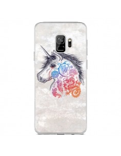 Coque Samsung S9 Licorne Muticolore - Rachel Caldwell