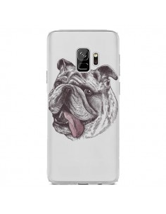 Coque Samsung S9 Chien Bulldog Dog Transparente - Rachel...