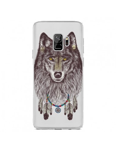 Coque Samsung S9 Loup Wolf Attrape Reves Transparente - Rachel Caldwell