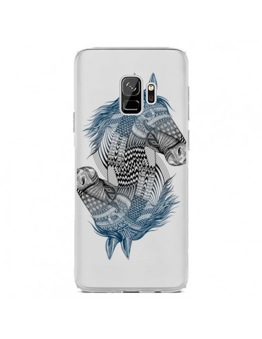 Coque Samsung S9 Cheval Horse Double Transparente - Rachel Caldwell