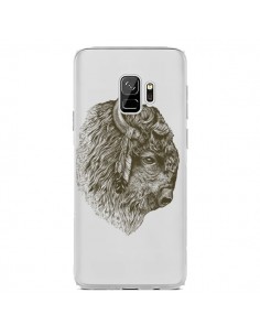 Coque Samsung S9 Buffalo Bison Transparente - Rachel...