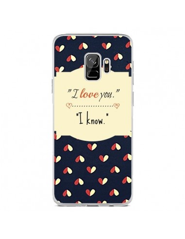 Coque Samsung S9 I love you - R Delean