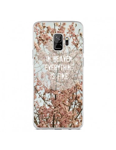 Coque Samsung S9 In heaven everything is fine paradis fleur - R Delean