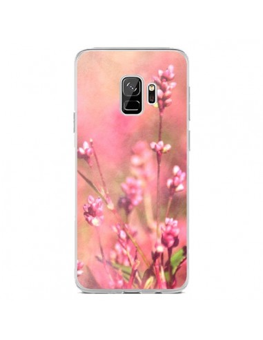 Coque Samsung S9 Fleurs Bourgeons Roses - R Delean