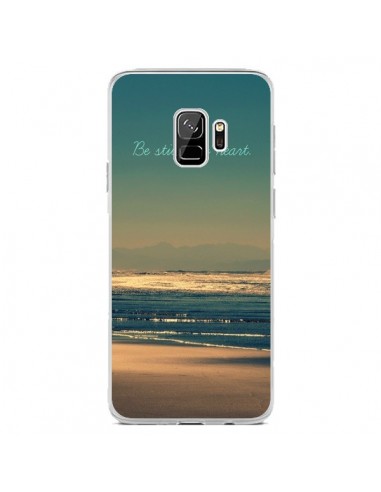 Coque Samsung S9 Be still my heart Mer Sable Beach Ocean - R Delean