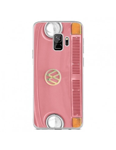 Coque Samsung S9 Groovy Van Hippie VW Rose - R Delean