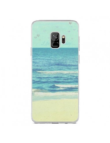 Coque Samsung S9 Life good day Mer Ocean Sable Plage Paysage - R Delean