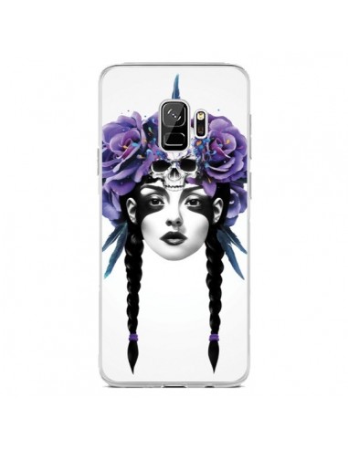 Coque Samsung S9 Fille Fleurs Warrior - Ruben Ireland