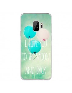 Coque Samsung S9 I love you to the moon and back - Sylvia...