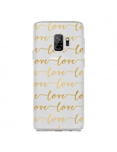 Coque Samsung S9 Love Amour Repeating Transparente -...