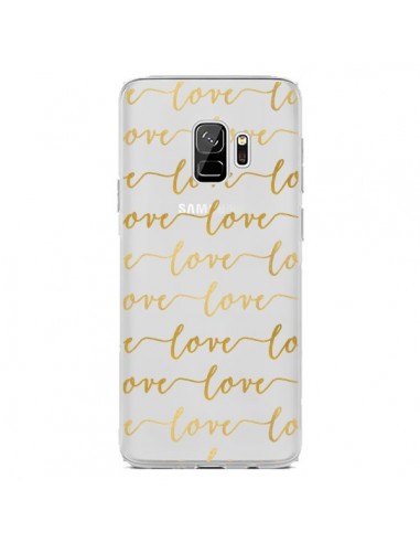 Coque Samsung S9 Love Amour Repeating Transparente - Sylvia Cook