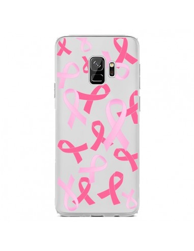 Coque Samsung S9 Pink Ribbons Ruban Rose Transparente - Sylvia Cook