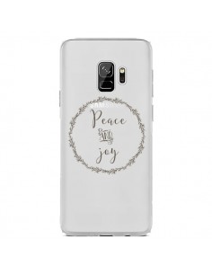 Coque Samsung S9 Peace and Joy, Paix et Joie Transparente...