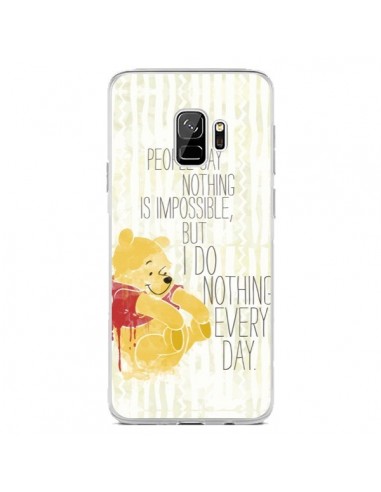 Coque Samsung S9 Winnie I do nothing every day - Sara Eshak