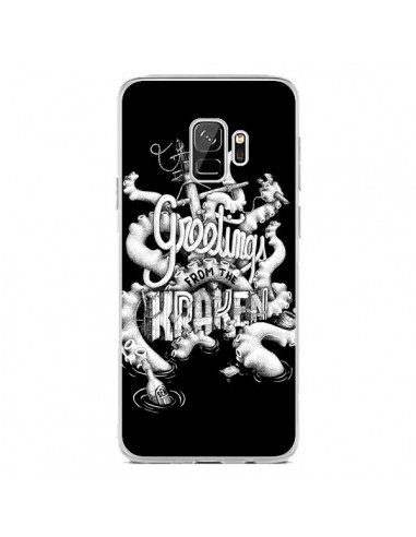 Coque Samsung S9 Greetings from the kraken Tentacules Poulpe - Senor Octopus