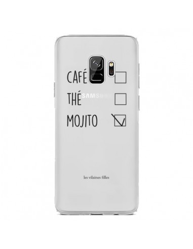Coque Samsung S9 Café, Thé et Mojito Transparente - Les Vilaines Filles