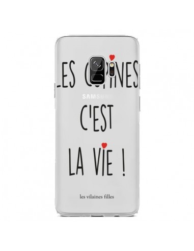 Coque Samsung S9 Les copines, c'est la vie Transparente - Les Vilaines Filles