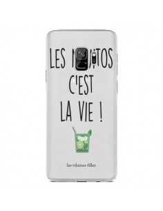 Coque Samsung S9 Les Mojitos, c'est la vie Transparente -...