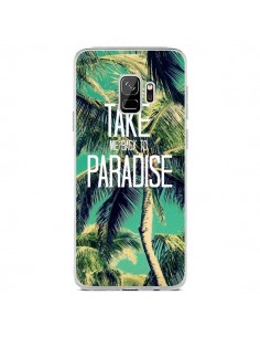 Coque Samsung S9 Take me back to paradise USA Palmiers...