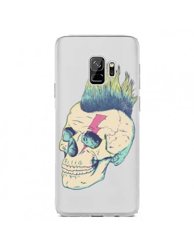 Coque Samsung S9 Tête de Mort Crane Punk Transparente - Victor Vercesi