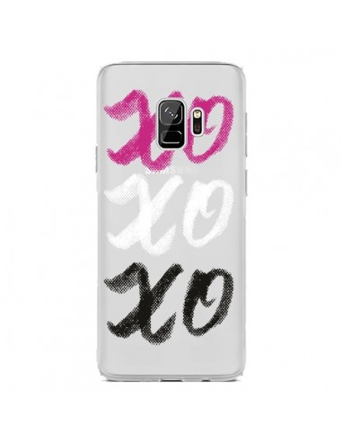 Coque Samsung S9 XoXo Rose Blanc Noir Transparente - Yohan B.