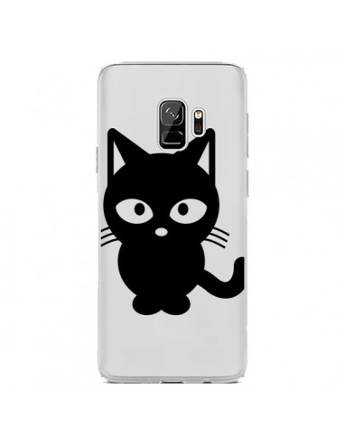 Coque Samsung S9 Chat Noir Cat Transparente - Yohan B.