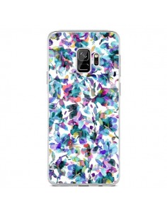 Coque Samsung S9 Aquatic Flowers Blue - Ninola Design