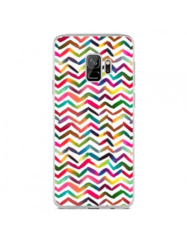 Coque Samsung S9 Chevron Stripes Multicolored - Ninola Design