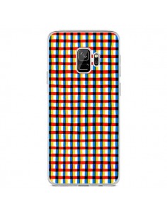 Coque Samsung S9 Crossed Eyes Lines Red - Ninola Design