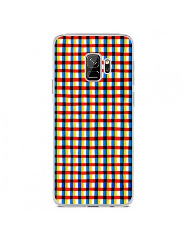 Coque Samsung S9 Crossed Eyes Lines Red - Ninola Design