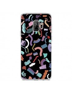 Coque Samsung S9 Curly and Zigzag Stripes Black - Ninola...