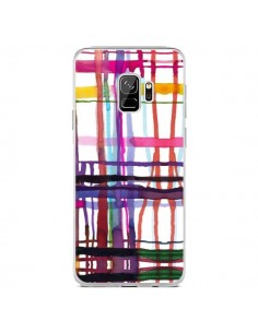 Coque Samsung S9 Little Textured Dots Pink - Ninola Design