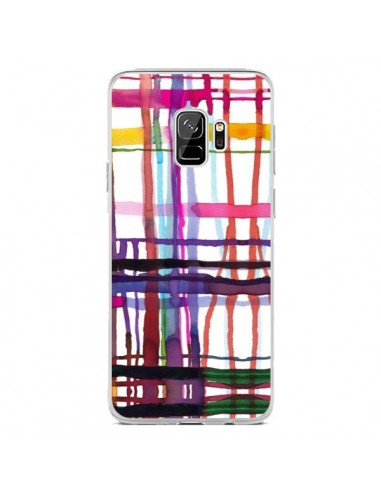 Coque Samsung S9 Little Textured Dots Pink - Ninola Design