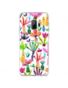 Coque Samsung S9 Overlapped Watercolor Dots - Ninola Design