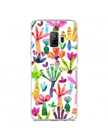 Coque Samsung S9 Overlapped Watercolor Dots - Ninola Design