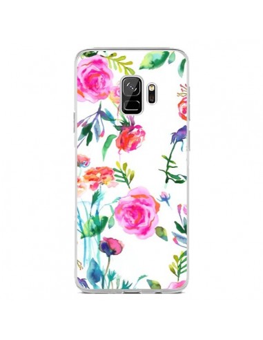 Coque Samsung S9 Raining Clouds Blue - Ninola Design