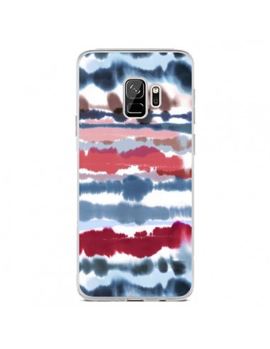 Coque Samsung S9 Smoky Marble Watercolor Dark - Ninola Design