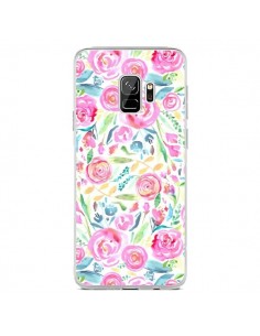 Coque Samsung S9 Speckled Watercolor Pink - Ninola Design