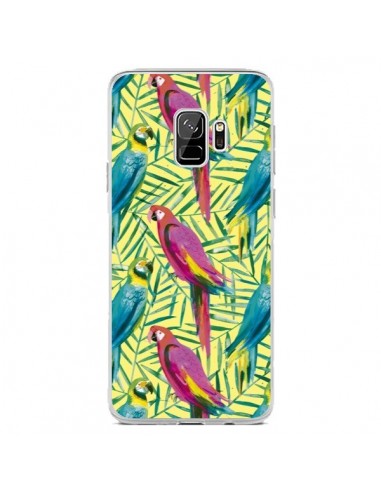 Coque Samsung S9 Tropical Monstera Leaves Multicolored - Ninola Design