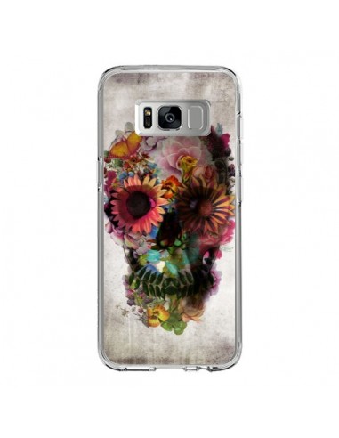 Coque Samsung S8 Skull Flower Tête de Mort - Ali Gulec
