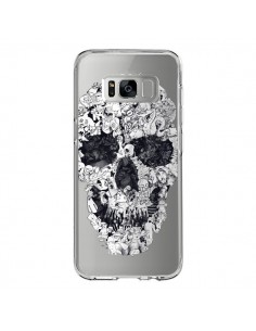 Coque Samsung S8 Doodle Skull Dessin Tête de Mort...