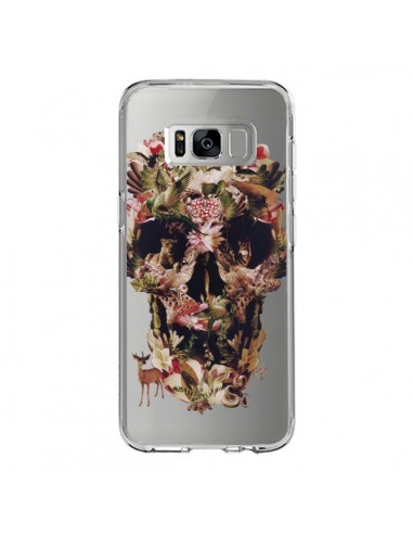 Coque Samsung S8 Jungle Skull Tête de Mort Transparente - Ali Gulec