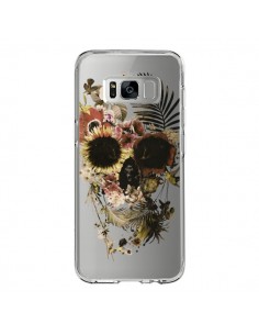 Coque Samsung S8 Garden Skull Tête de Mort Transparente -...