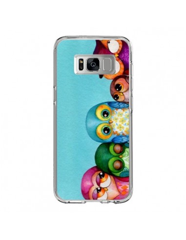 Coque Samsung S8 Famille Chouettes - Annya Kai